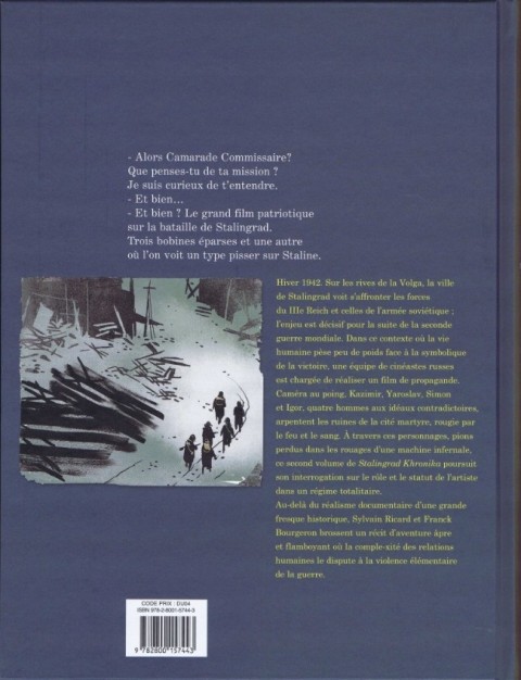 Verso de l'album Stalingrad Khronika Seconde partie