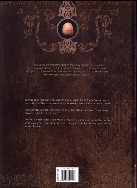 Verso de l'album Stonehenge Tome 2 Vortimer
