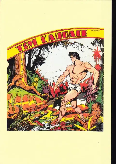 Verso de l'album Tim l'audace Volume un
