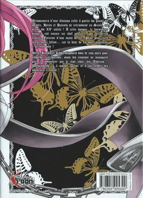 Verso de l'album Undertaker riddle 5