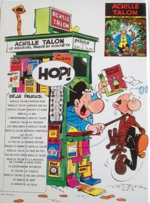 Verso de l'album Achille Talon Tome 7 Les insolences d'Achille Talon