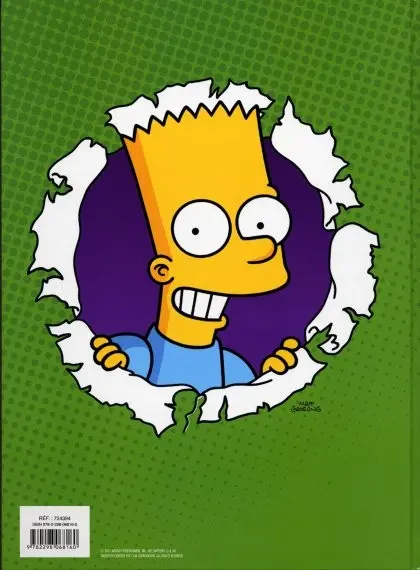 Verso de l'album Bart Simpson Tome 1 Prince de la farce