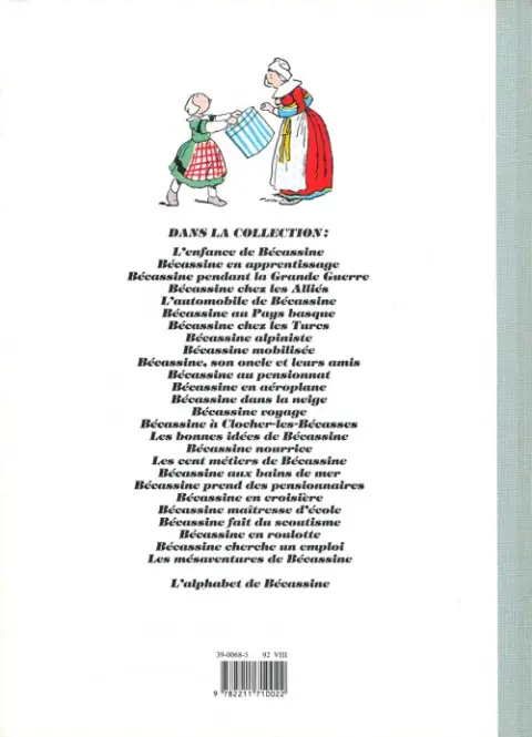 Verso de l'album Bécassine Tome 5 Bécassine en apprentissage