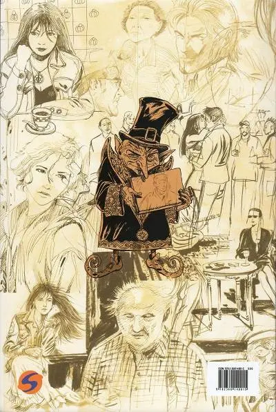 Verso de l'album Carnet d'auteur Olivier Grenson