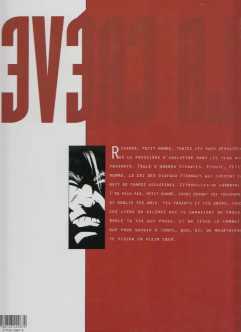Verso de l'album La Crève