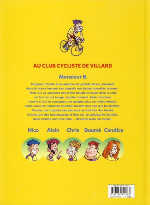 Verso de l'album Les Cyclistes 2 Roue libre