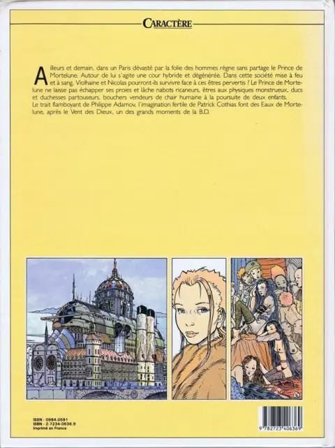 Verso de l'album Les eaux de Mortelune Tome 1 L'échiquier du rat