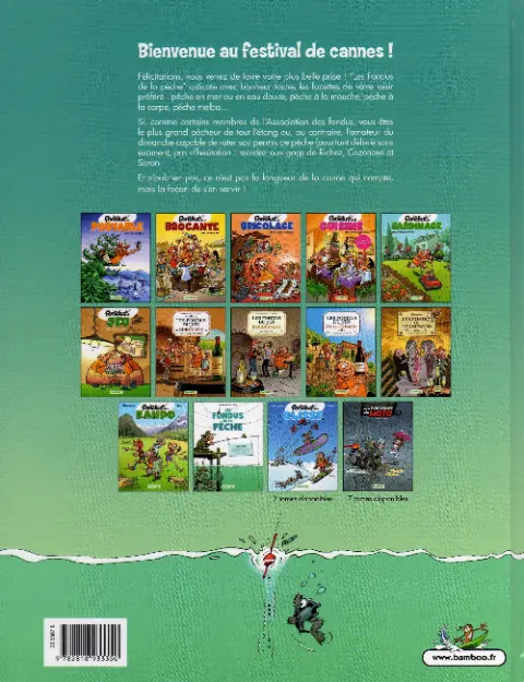 Verso de l'album Les Fondus Tome 5 Les fondus de la pêche