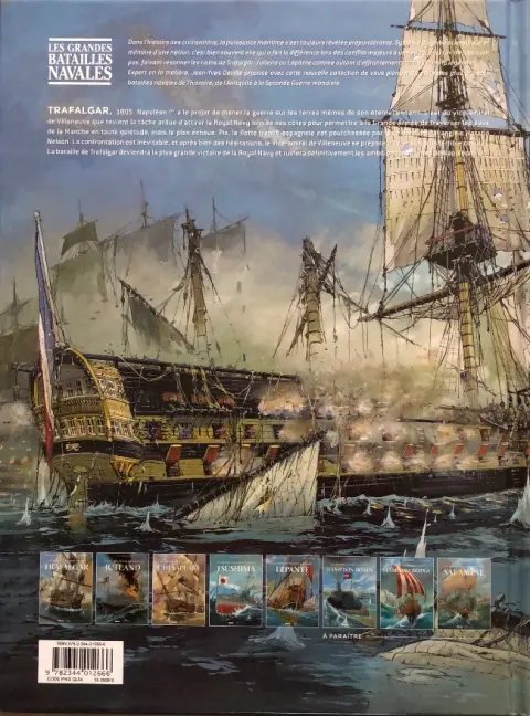 Verso de l'album Les grandes batailles navales Tome 1 Trafalgar