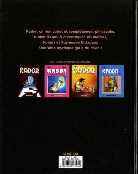 Verso de l'album Kador
