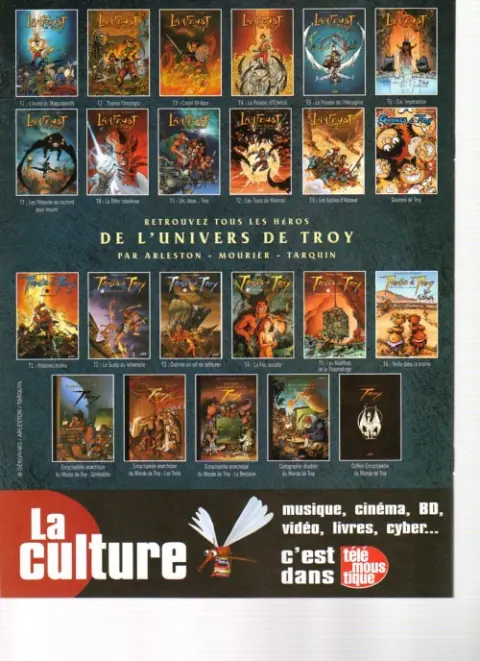 Verso de l'album Lanfeust des Étoiles Tome 1 Un, deux... Troy