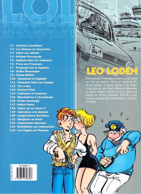 Verso de l'album Léo Loden Tome 2 Les sirènes du vieux port