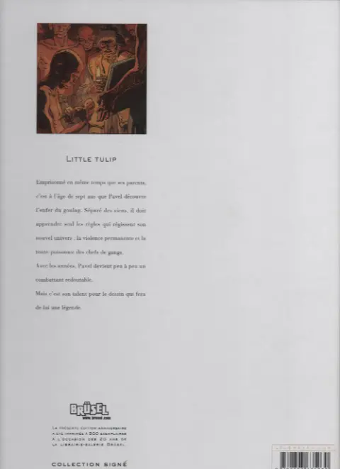 Verso de l'album Little Tulip