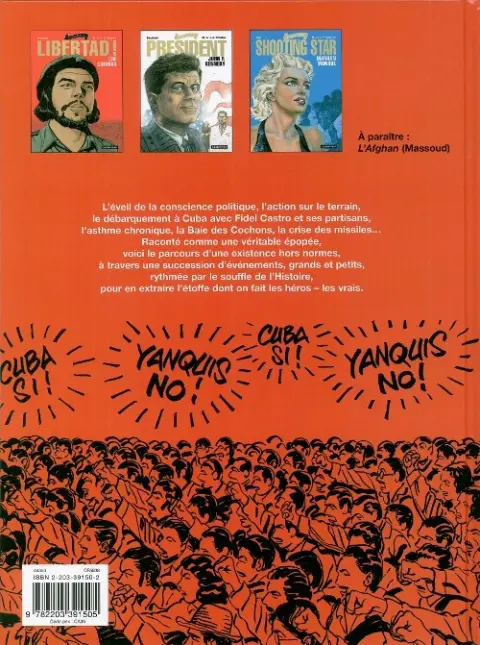 Verso de l'album Rebelles Tome 1 Libertad ! - Che Guevara