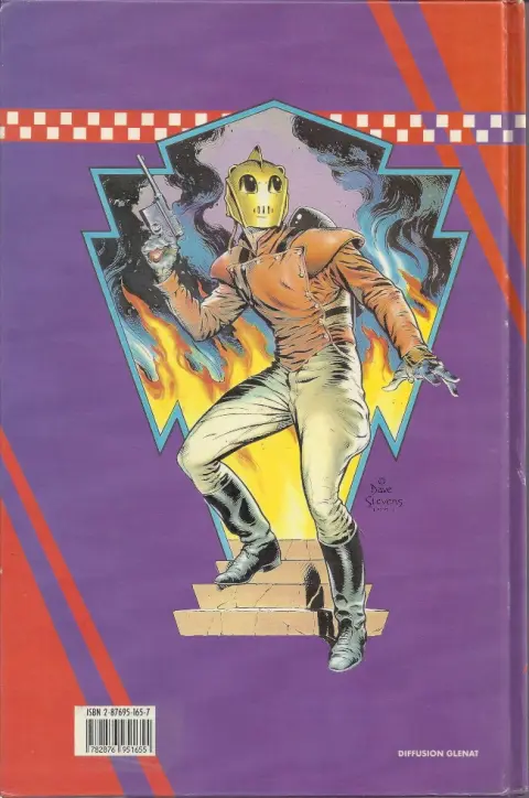 Verso de l'album Rocketeer Tome 1