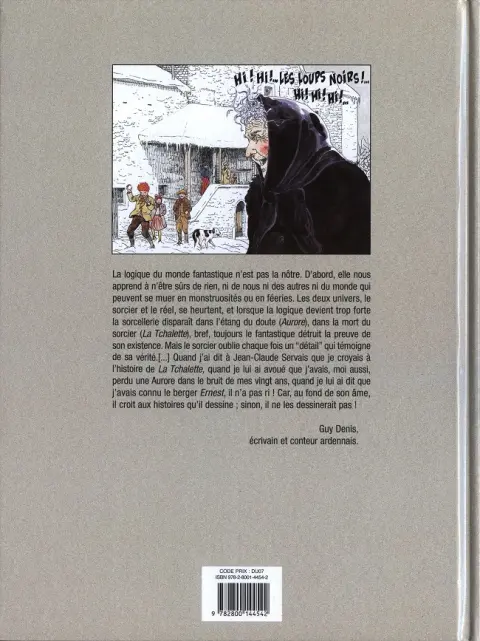 Verso de l'album La Tchalette