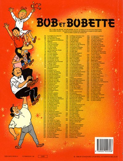 Verso de l'album Bob et Bobette Tome 248 Le Robot maffioso