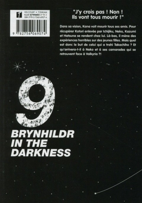Verso de l'album Brynhildr in the Darkness 9