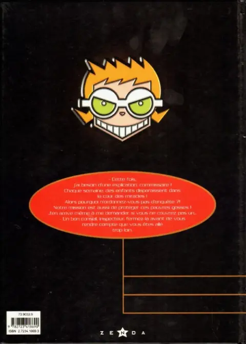 Verso de l'album Bunker Baby Doll #1 Coka
