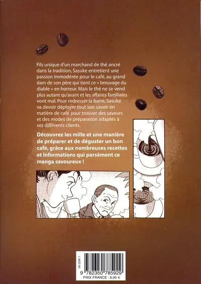Verso de l'album Café Dream 1