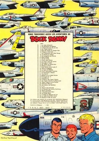 Verso de l'album Buck Danny Tome 38 La vallée de la mort verte