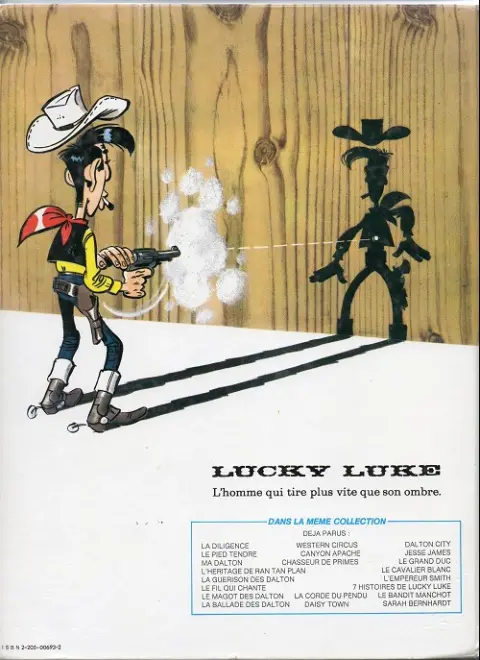 Verso de l'album Lucky Luke Tome 40 Le grand duc