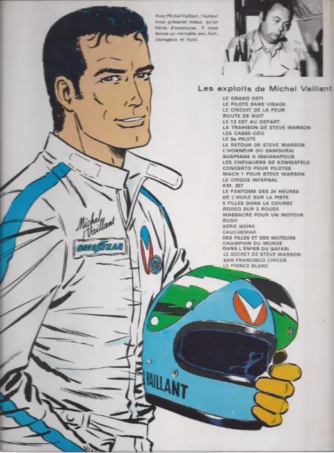 Verso de l'album Michel Vaillant Tome 29 San Francisco Circus