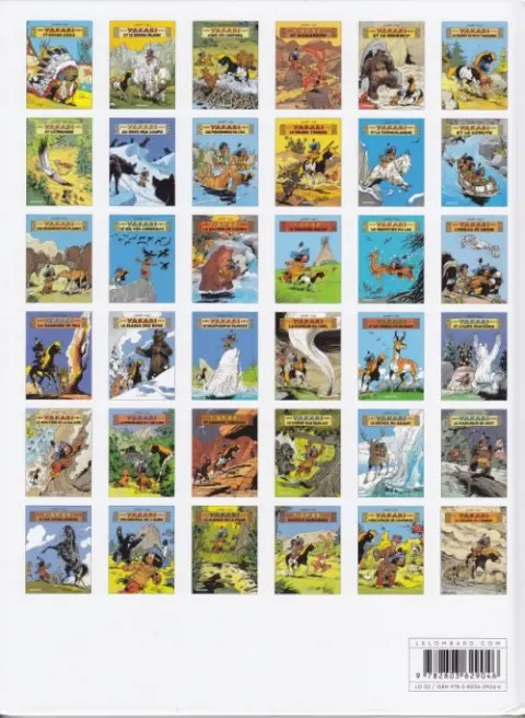 Verso de l'album Yakari Tome 23 Yakari et les cornes fourchues