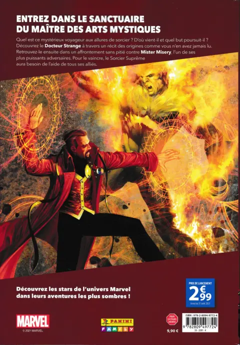 Verso de l'album Marvel - Le côté obscur Tome 4 Récidive