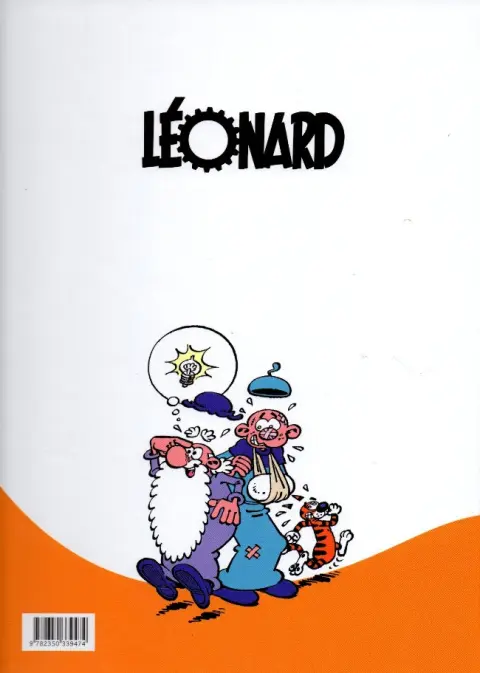 Verso de l'album Léonard Tome 15 Crie, ô, génie !