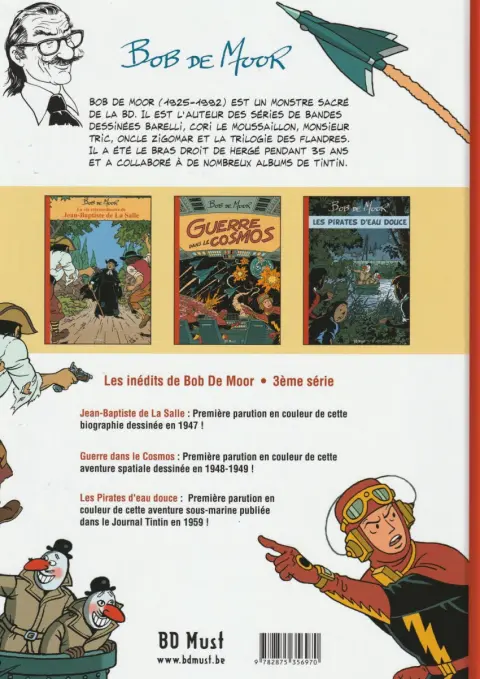 Verso de l'album La vie extraordinaire de Jean-Baptiste de la Salle