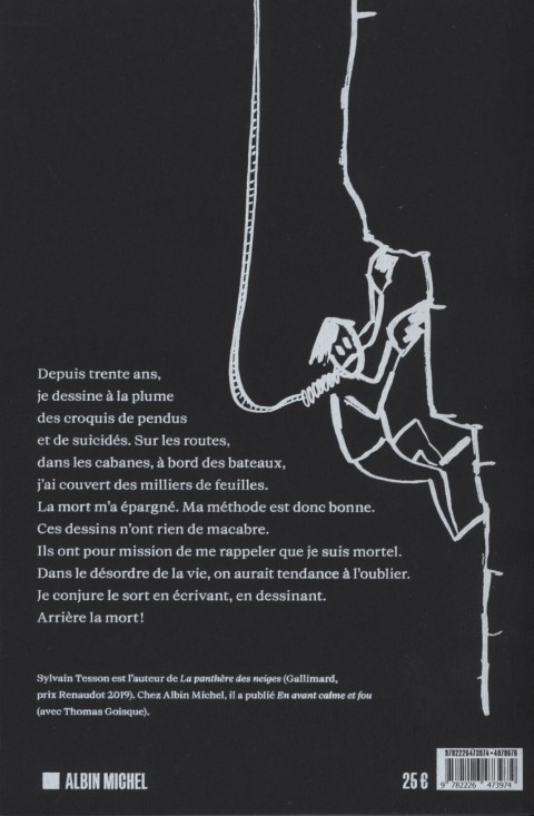 Verso de l'album Noir