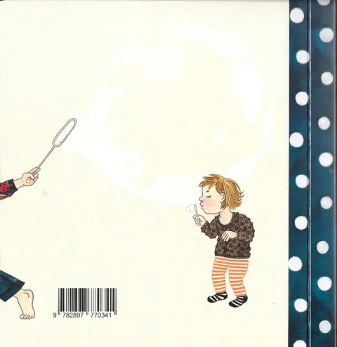 Verso de l'album Une bulle