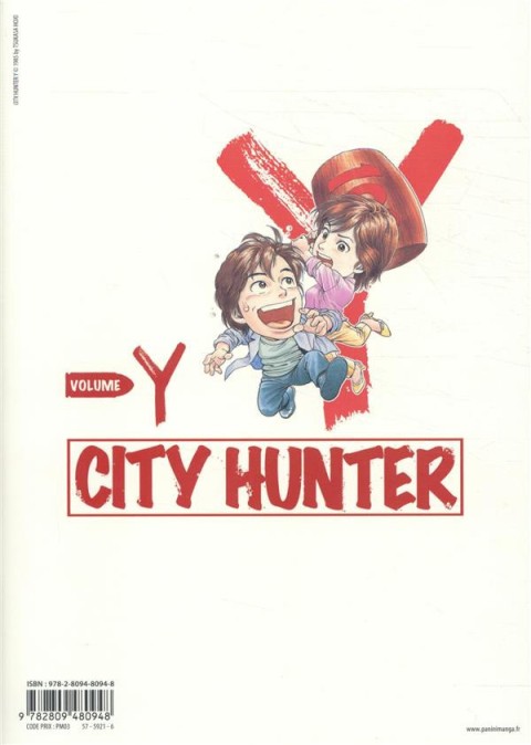 Verso de l'album City Hunter Volume Y Illustrations 2