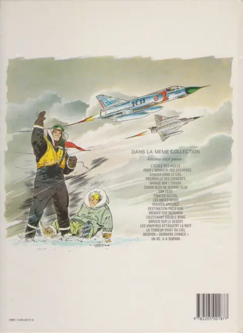 Verso de l'album Tanguy et Laverdure Tome 6 Canon bleu ne répond plus