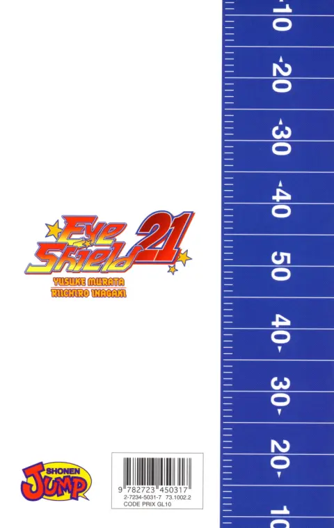 Verso de l'album Eye shield 21 5 Powerful