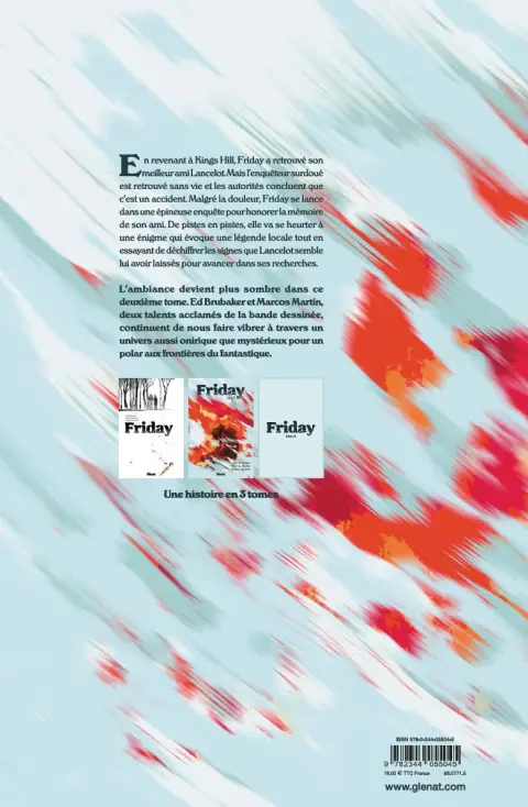 Verso de l'album Friday Livre 2