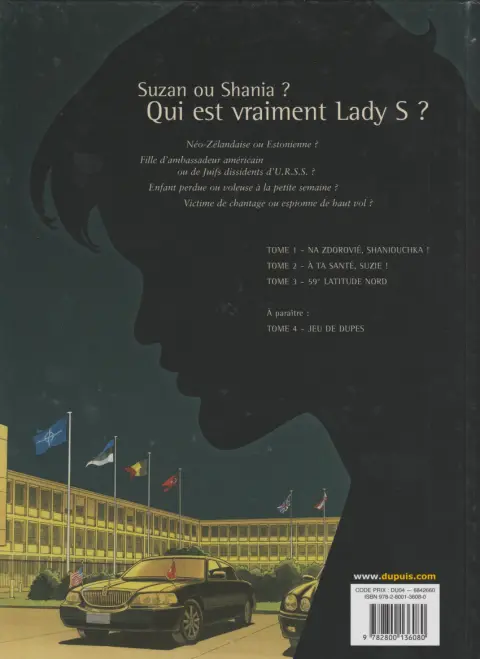 Verso de l'album Lady S. Tome 1 Na zdorovié, Shaniouchka !