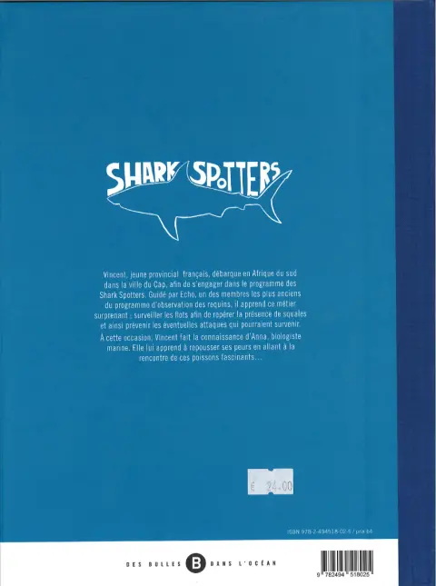 Verso de l'album Shark Spotters