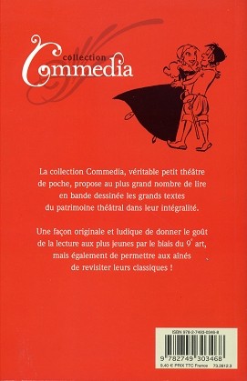 Verso de l'album Commedia Tome 7 Roméo et Juliette