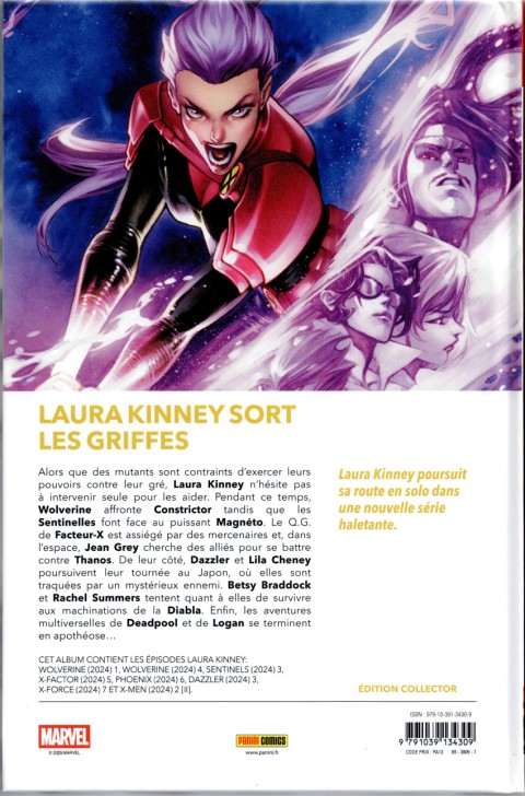 Verso de l'album X-Men 10