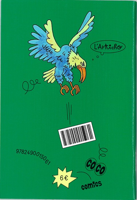 Verso de l'album Jean-Shrek a peur des maisons