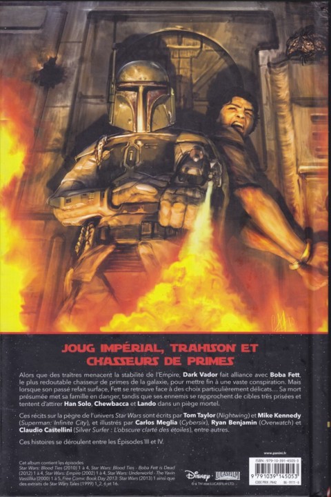 Verso de l'album Star Wars - L'Empire Tome 6