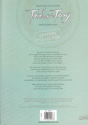 Verso de l'album Trolls de Troy Tome 11 Trollympiades