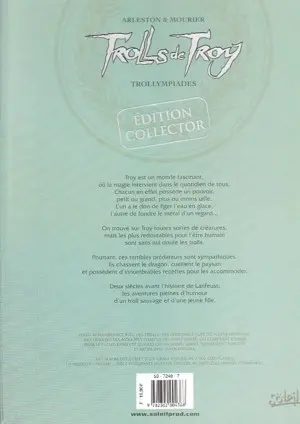 Verso de l'album Trolls de Troy Tome 11 Trollympiades
