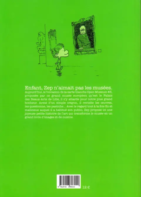 Verso de l'album Open Museum