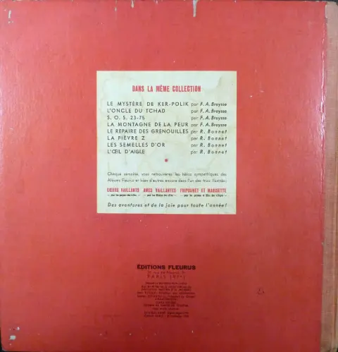 Verso de l'album Fripounet et Marisette Tome 4 Les semelles d'or