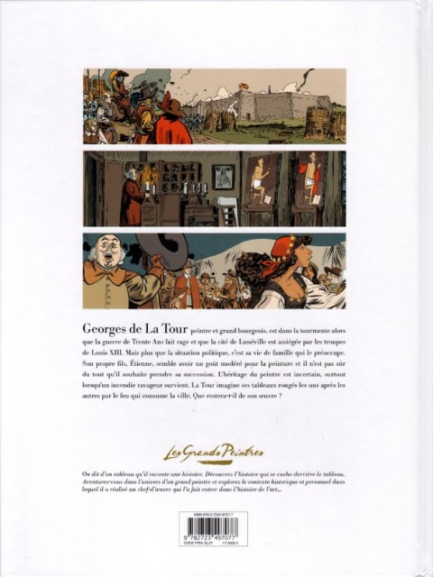 Verso de l'album Les Grands Peintres Tome 4 Georges de La Tour