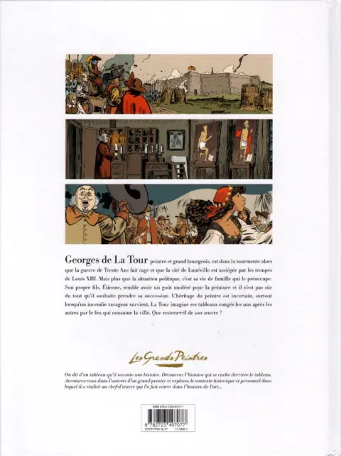 Verso de l'album Les Grands Peintres Tome 4 Georges de La Tour