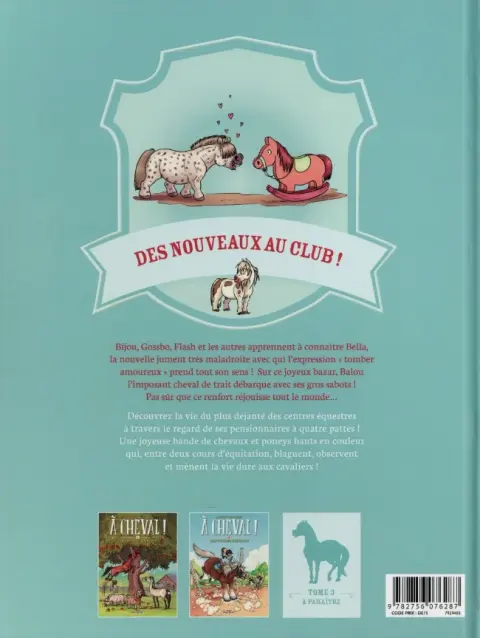 Verso de l'album À Cheval ! Tome 2 Qui s'y frotte s'hippique !